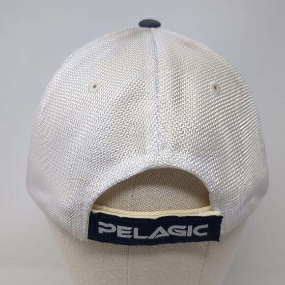 Pelagic High Performance Offshore Gear Strapback Baseball Cap Blue One Size - Picture 6 of 9